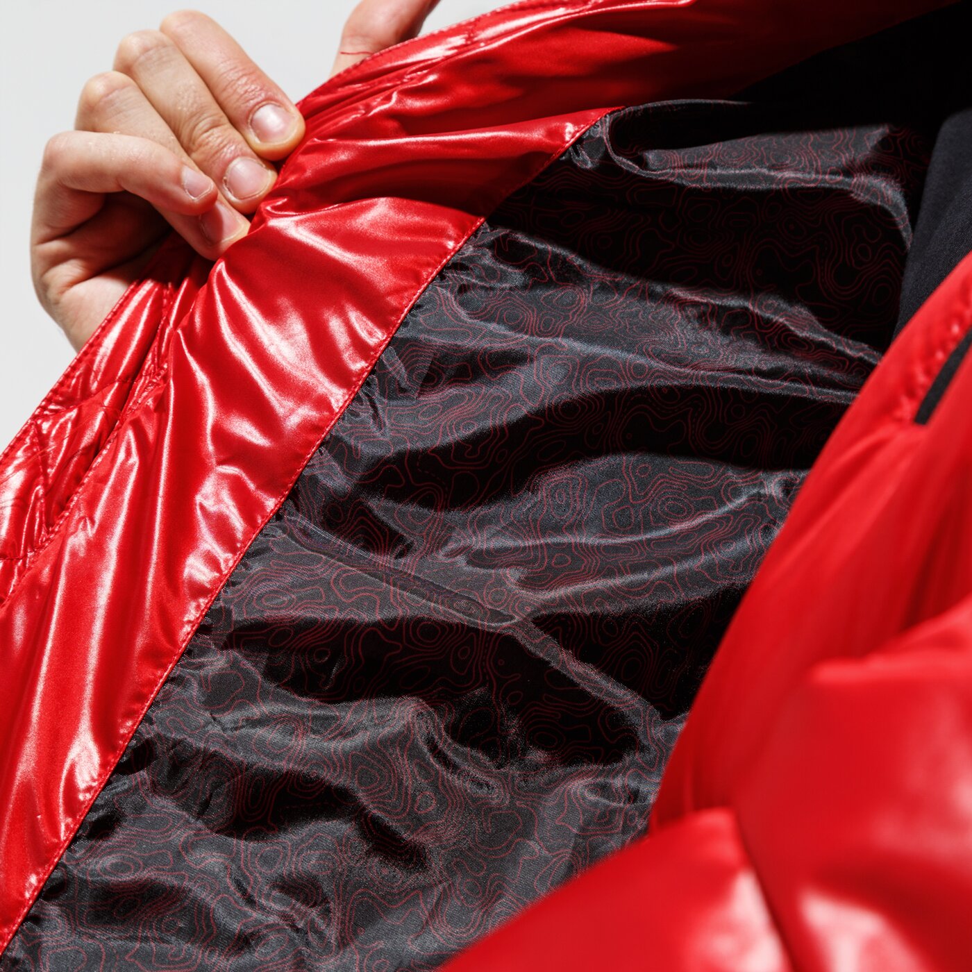 Мъжко зимно яке CONFRONT ЯКЕ ЗИМНО MAKALU RED JKT cf39kum36001 цвят червен