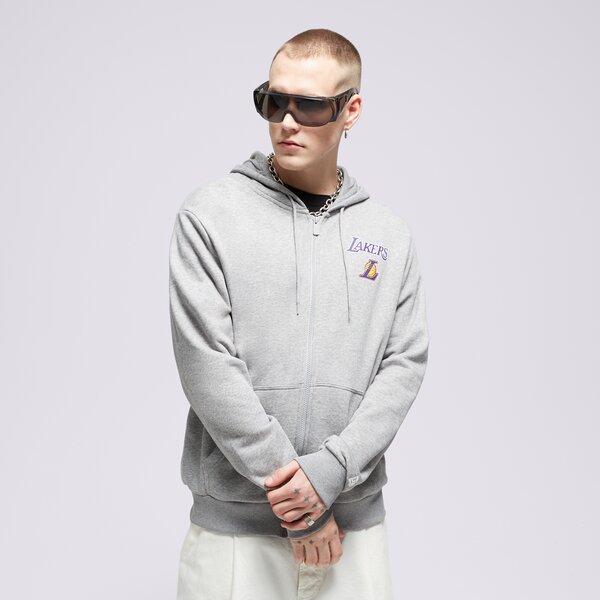 Мъжки суичър NEW ERA СУИТЧЪР ROZP. Z KAPT. NBA LOS   ANGELES LAKERS LOS A 60348865 цвят сив