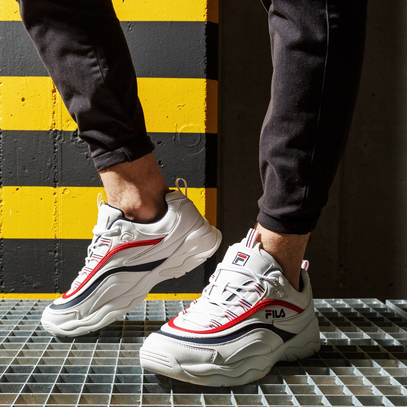 Мъжки маратонки FILA RAY LOW 1010561150 цвят бял