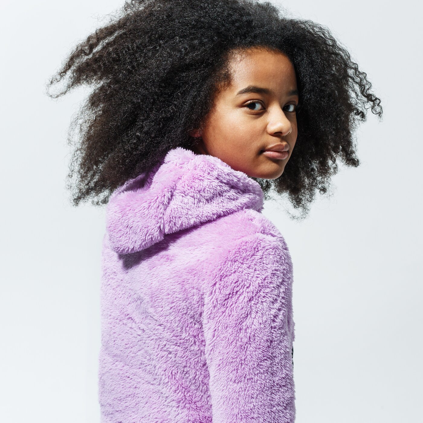 Детски суичър NIKE ПОЛАР AIR cu8550-589 цвят виолетов