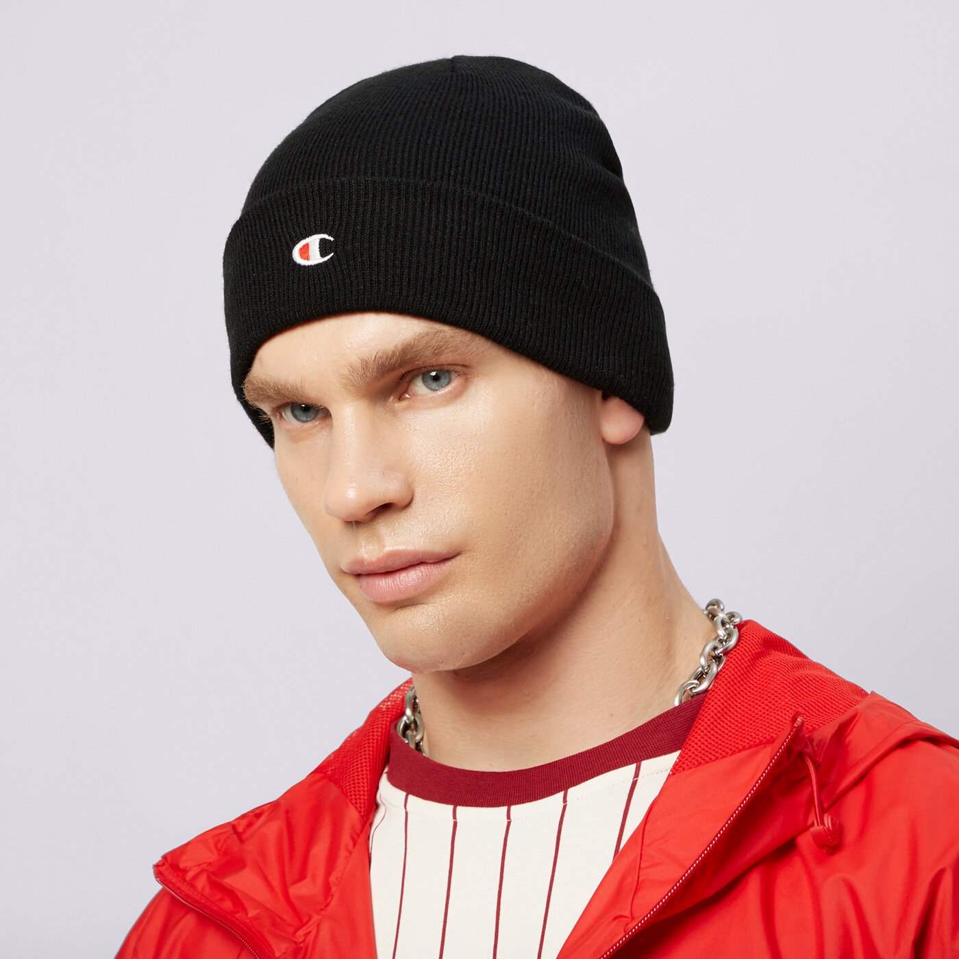 Дамска зимна шапка CHAMPION ШАПКА BEANIE 802406kk001 цвят черен