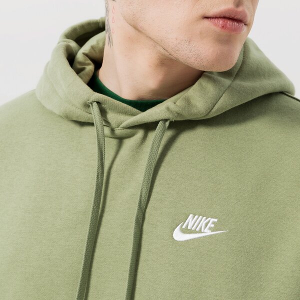 Мъжки суичър NIKE СУИТЧЪР С КАЧУЛКА SPORTSWEAR CLUB FLEECE bv2654-386 цвят зелен