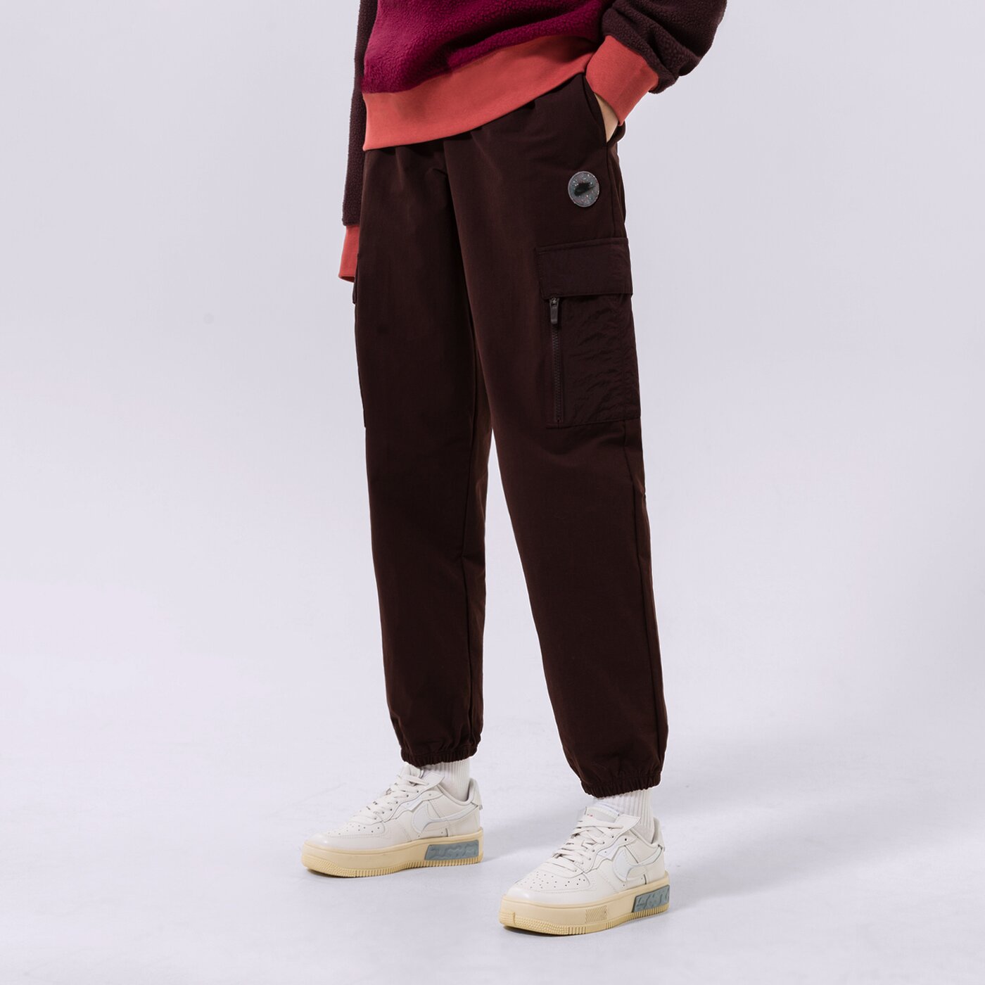 Дамски панталони NIKE ПАНТАЛОНИ W NSW WVN CARGO PANT SU fb2188-203 цвят черен