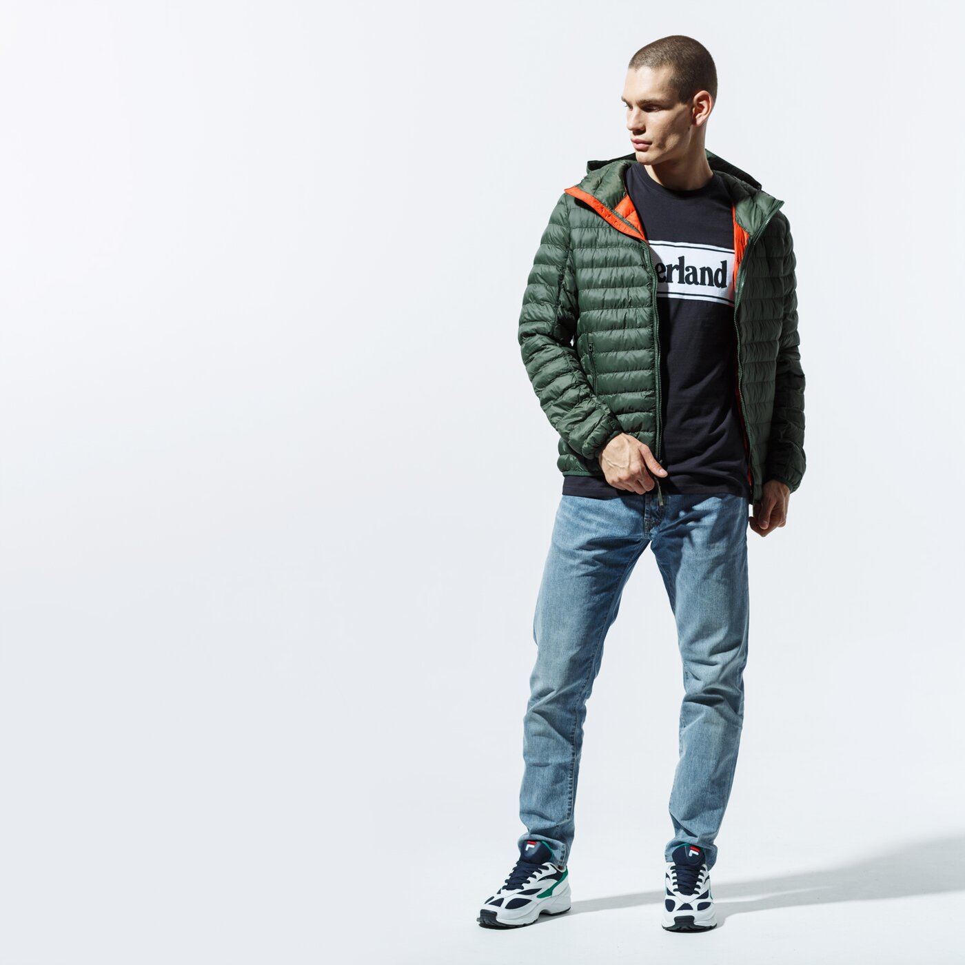 Мъжко зимно яке TIMBERLAND ЯКЕ AXIS PEAK HOODED JKT tb0a1xtqu311 цвят зелен