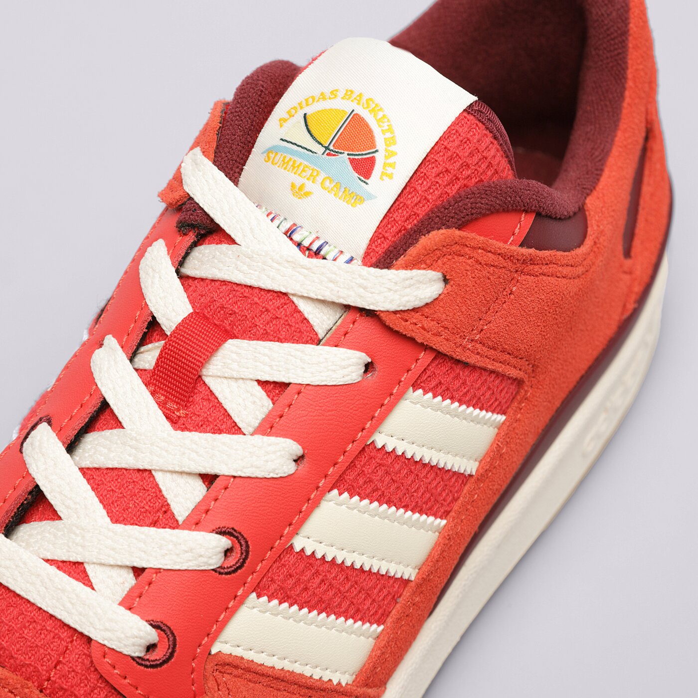 Мъжки маратонки ADIDAS FORUM LOW ie7176 цвят червен