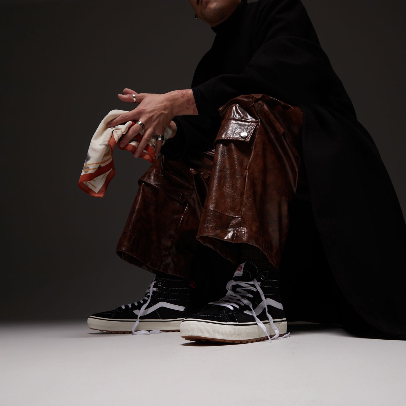 Мъжки маратонки VANS SK8-HI MTE-1 vn0a5hzy6bt1 цвят черен