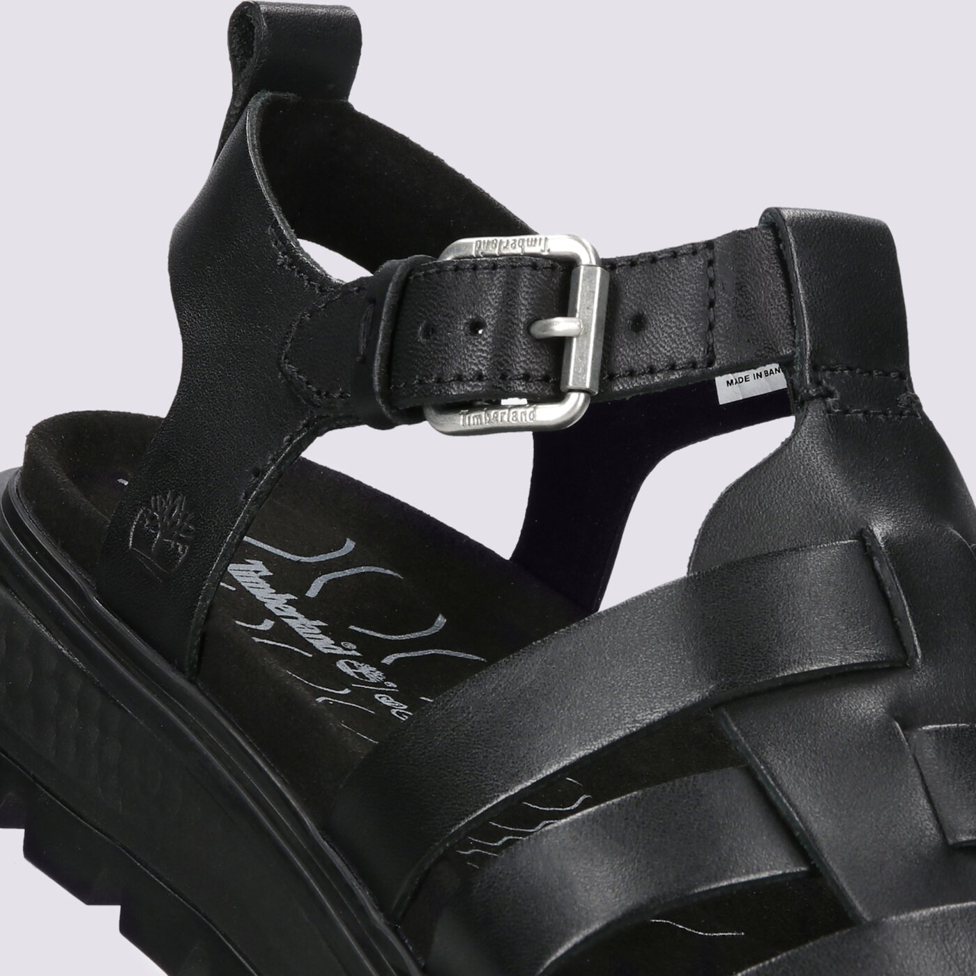 Дамски чехли и сандали TIMBERLAND RAY CITY SANDAL FISHERMAN tb0a2huz0151 цвят черен