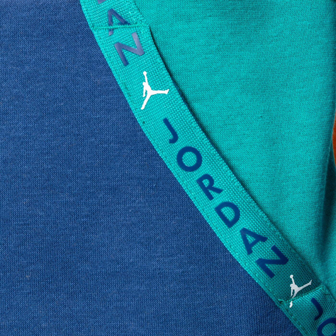Детски суичър JORDAN СУИТЧЪР С КАЧУЛКА VERT TAPE FLC PO HOODIE BOY 95b762-y2z цвят горчица