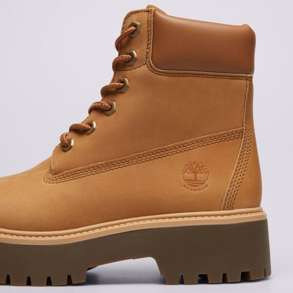Дамски боти TIMBERLAND STONE STREET 6 INCH LACE UP WP BOOT tb0a2h3cen11 цвят кафяв