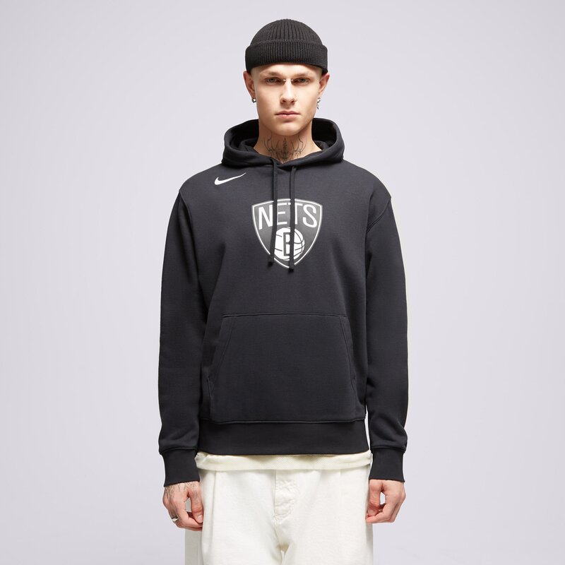 NIKE СУИТЧЪР С КАЧУЛКА BKN MNK CLUB HDY PO NBA