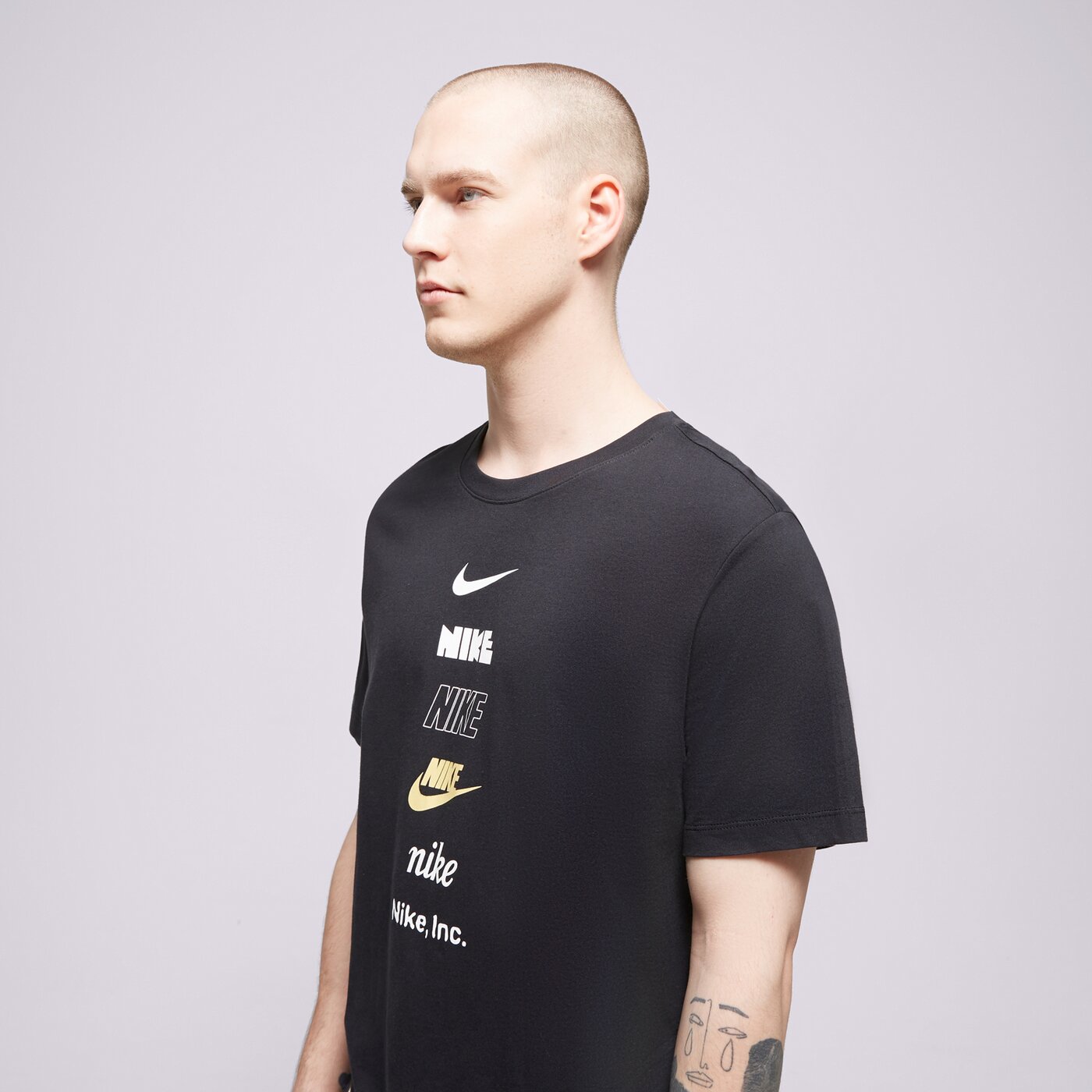 Мъжка тениска NIKE ТЕНИСКА M NSW TEE CLUB+ HDY PK4 dz2875-010 цвят черен