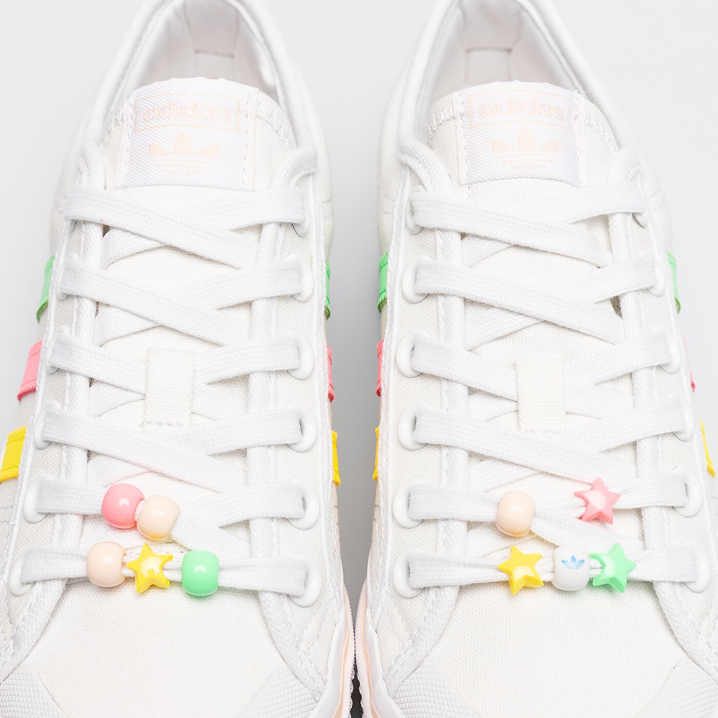 Детски маратонки ADIDAS NIZZA PLATFORM J gy9102 цвят бял