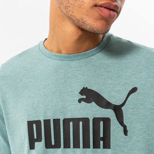 Мъжка тениска PUMA ТЕНИСКА ESS HEATHER TEE 58673650 цвят син
