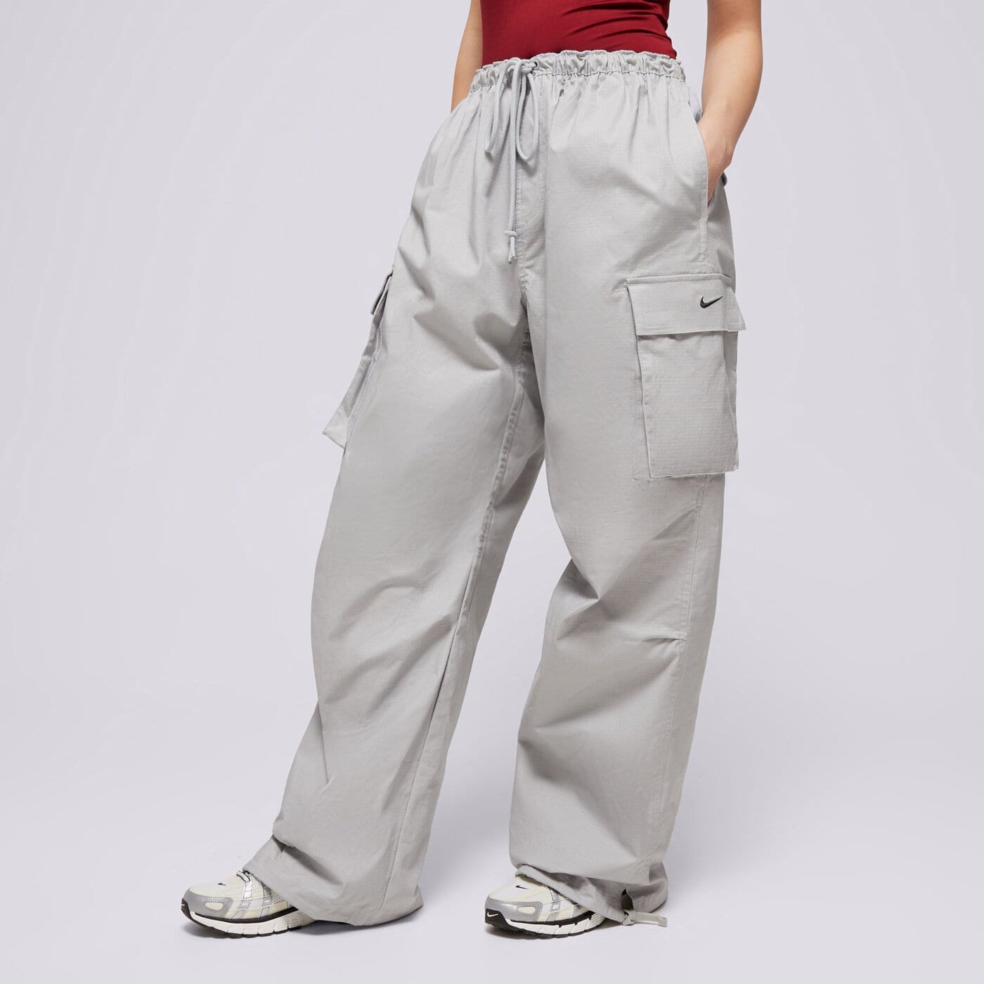 Дамски панталони NIKE ПАНТАЛОНИ W NSW DANCE CARGO PANT fv7520-077 цвят сив