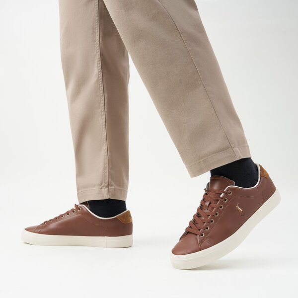 Мъжки маратонки POLO RL LONGWOOD SNEAKERS LOW TOP LACE  816879935001 цвят кафяв