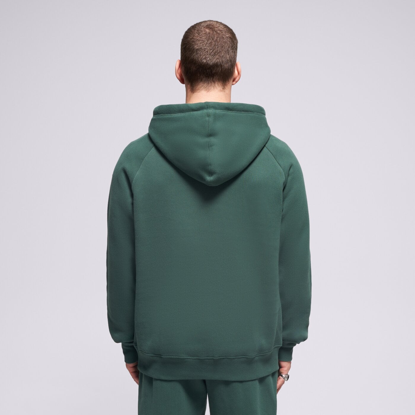 Мъжки суичър PROSTO СУИТЧЪР С КАЧУЛКА HOODIE SKIZZLE WASHED GREEN kl252mswe2182 цвят зелен