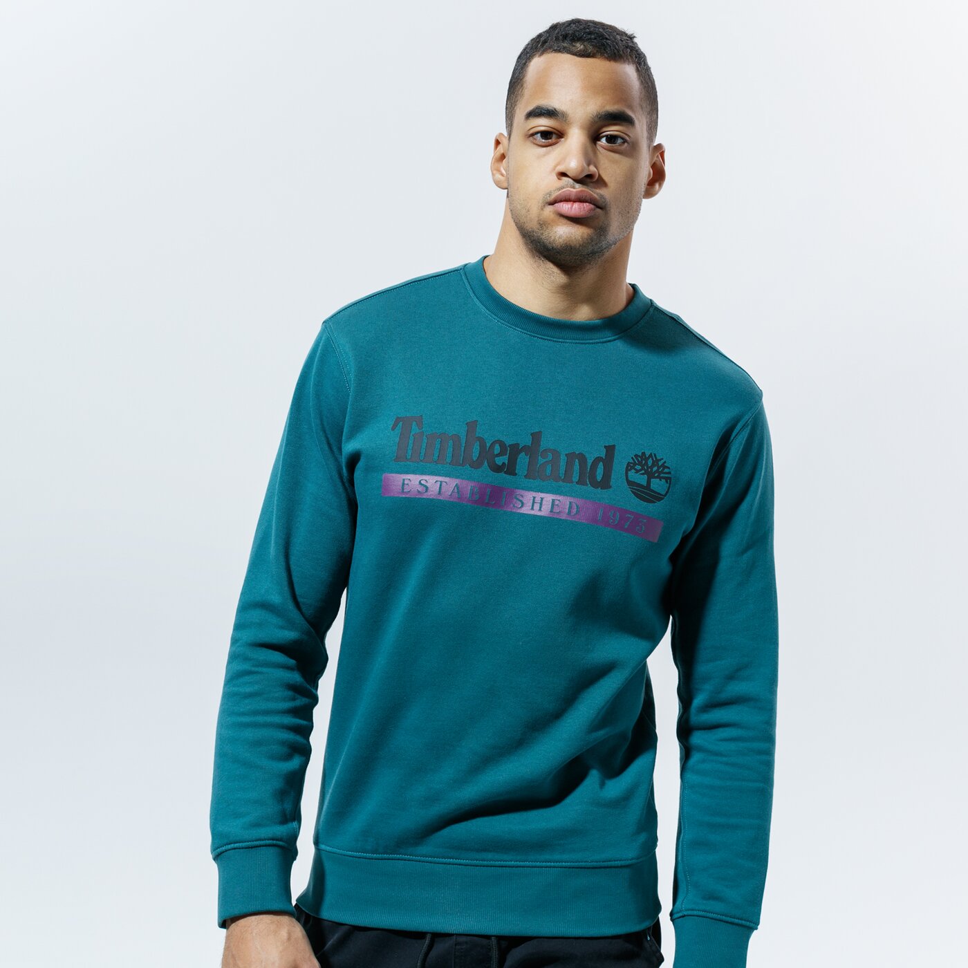 Мъжки суичър TIMBERLAND СУИТЧЪР YC ESTABLISHED 1973 CREW NECK tb0a2amhaq91 цвят зелен