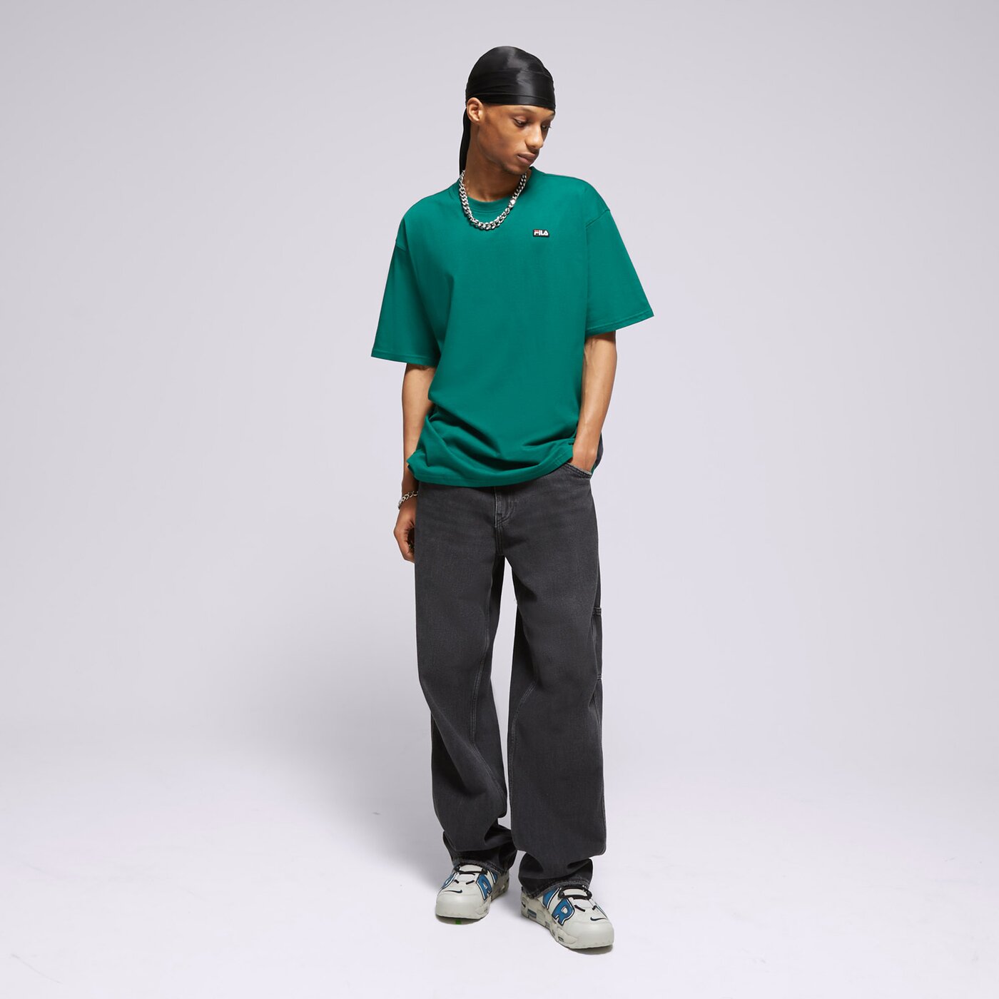 Мъжка тениска FILA ТЕНИСКА BADGE LOGO TEE fi124tsm70351 цвят зелен