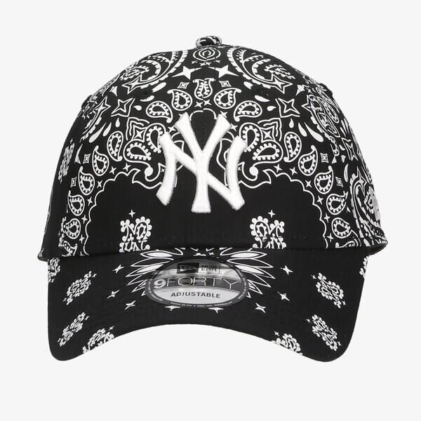 Мъжка шапка с козирка NEW ERA ШАПКА PAISLEY PRINT 940 BLK NEW YORK YANKEES BLKWHI 60222542 цвят черен