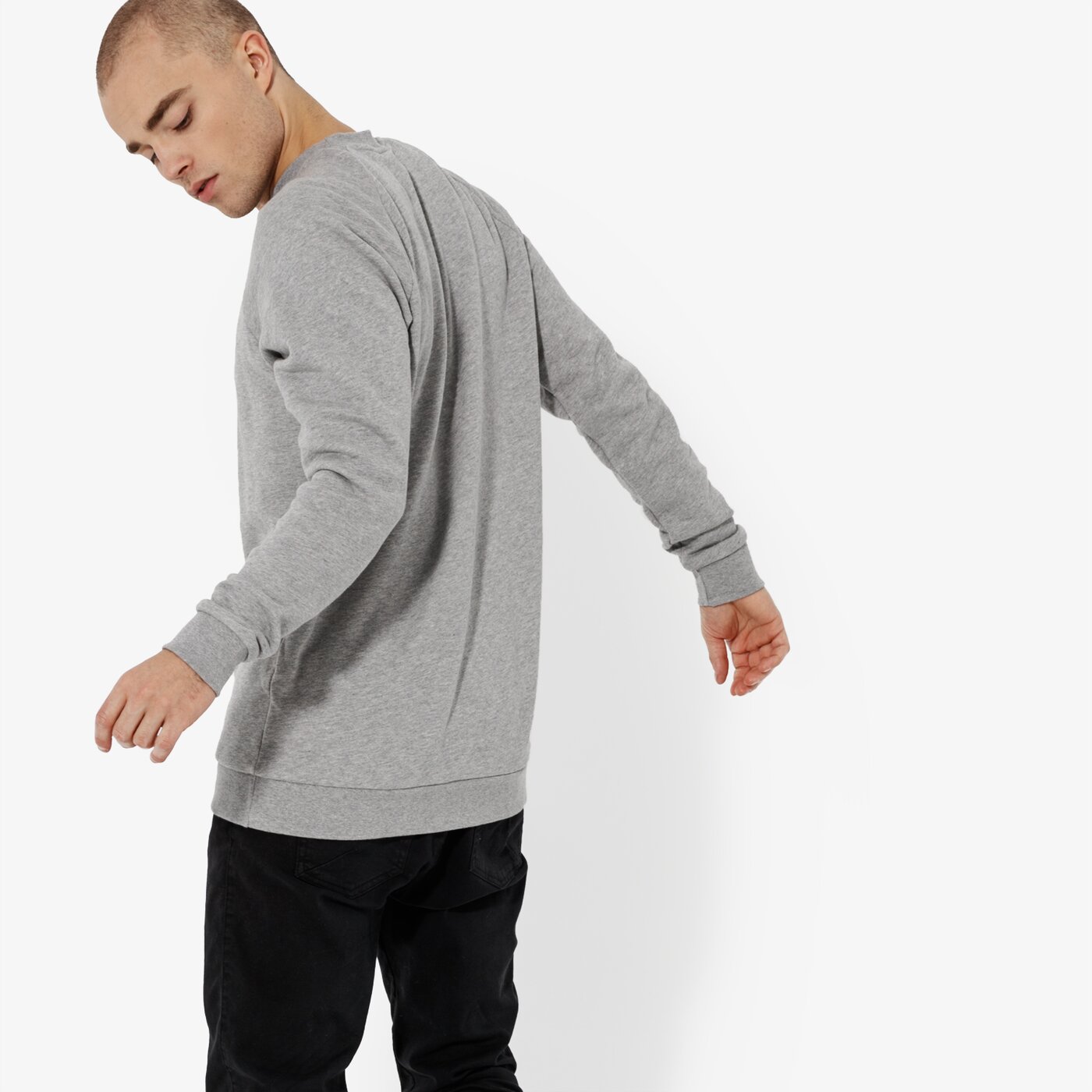 Мъжки суичър ADIDAS СУИТЧЪР TREFOIL CREWMGREYH cy4573 цвят сив