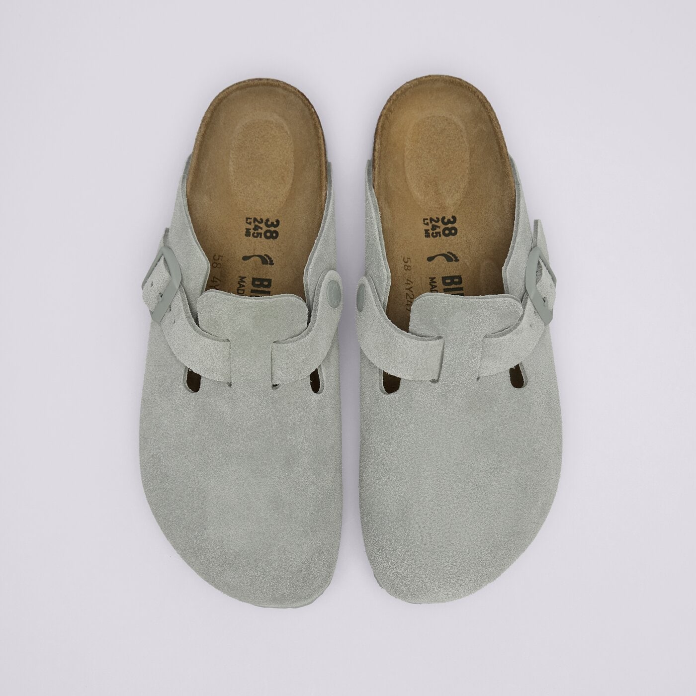 Дамски чехли и сандали BIRKENSTOCK BOSTON  1029214 цвят сив