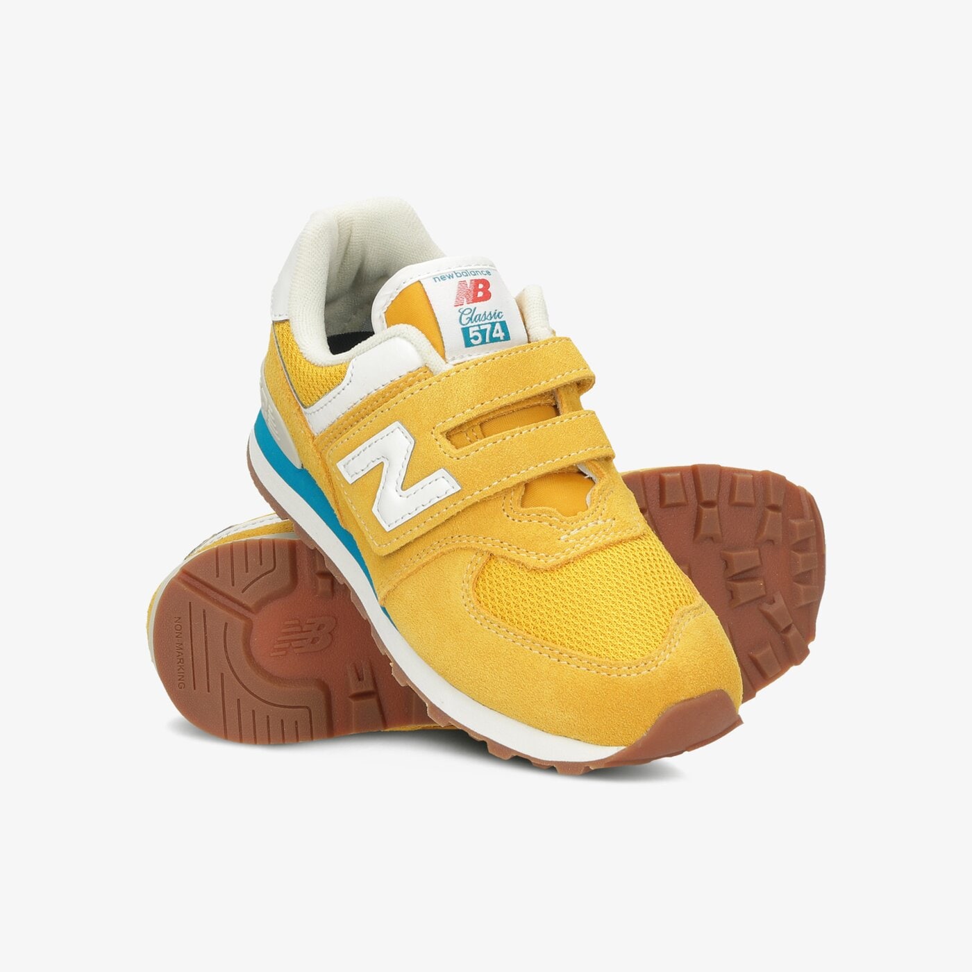 Детски маратонки NEW BALANCE 574  pv574hb2 цвят жълт