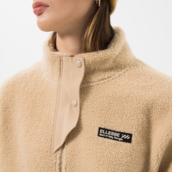 Дамски суичър ELLESSE ПОЛАР TABURNO FZ JACKET BEIGE sgp15853214 цвят бежов