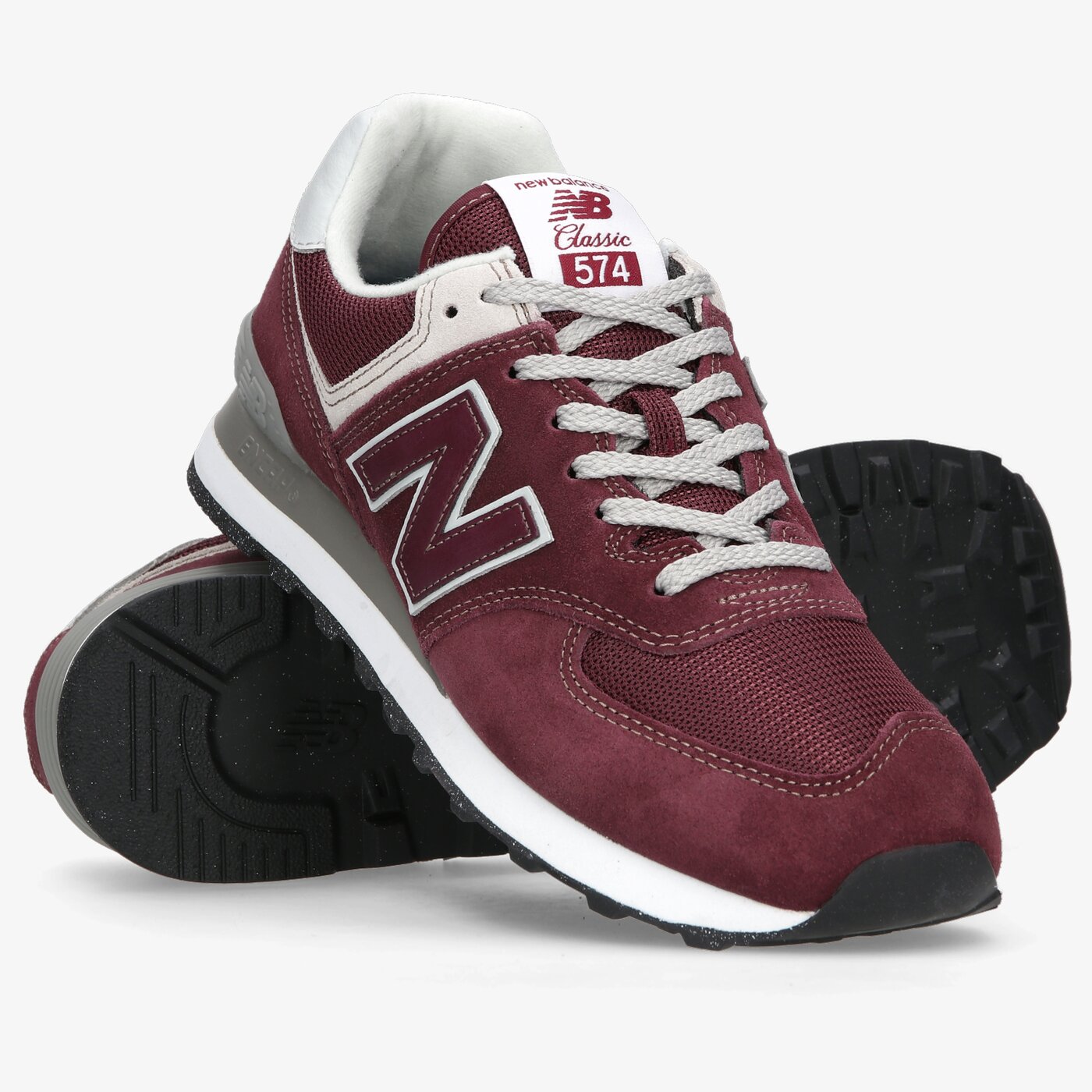 NEW BALANCE 574 ML574EVM Мъжки Цвят бордо Модни Маратонки Обувки New ...