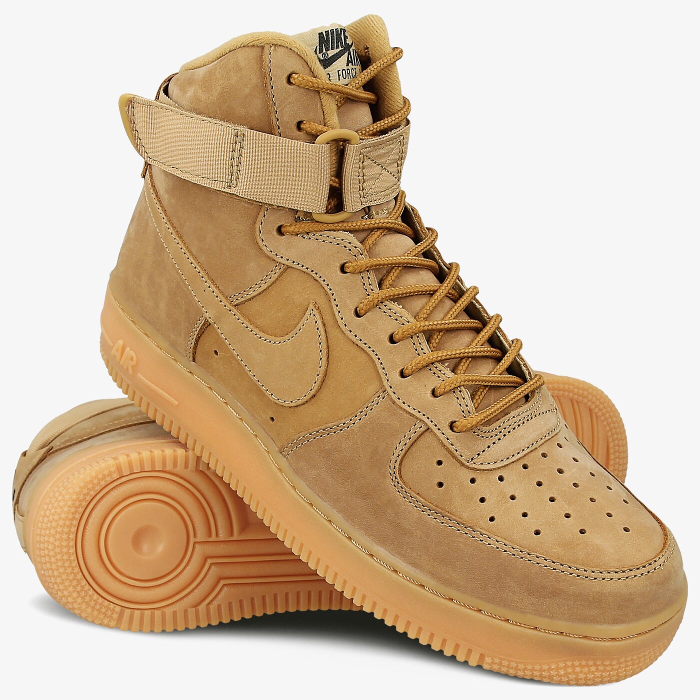 Мъжки маратонки NIKE AIR FORCE 1 HIGH '07 LV8 WB  882096-200 цвят кафяв