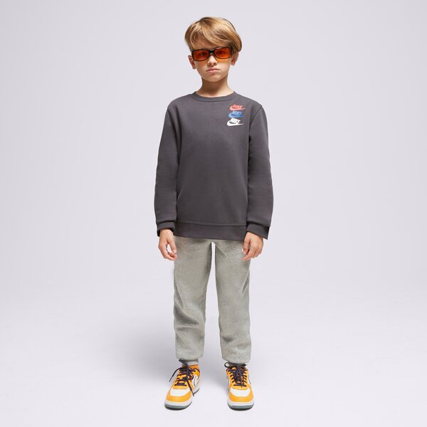 Детски суичър NIKE СУИТЧЪР B NSW SI FLC CREW BB BOY fd1199-070 цвят черен