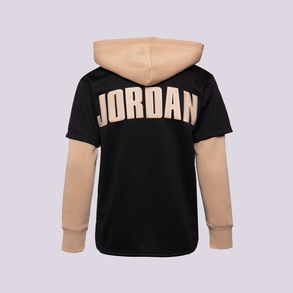 Детски суичър JORDAN СУИТЧЪР  HOODED JUMPMAN BASEBALL P BOY 95d542-023 цвят черен