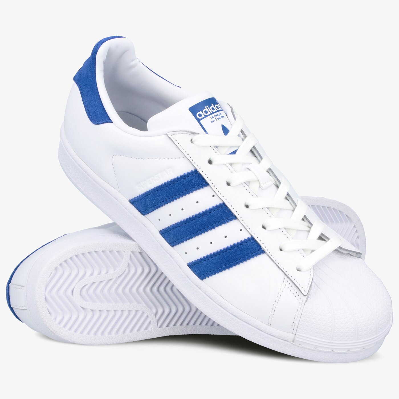Мъжки маратонки ADIDAS SUPERSTAR  ee4474 цвят бял