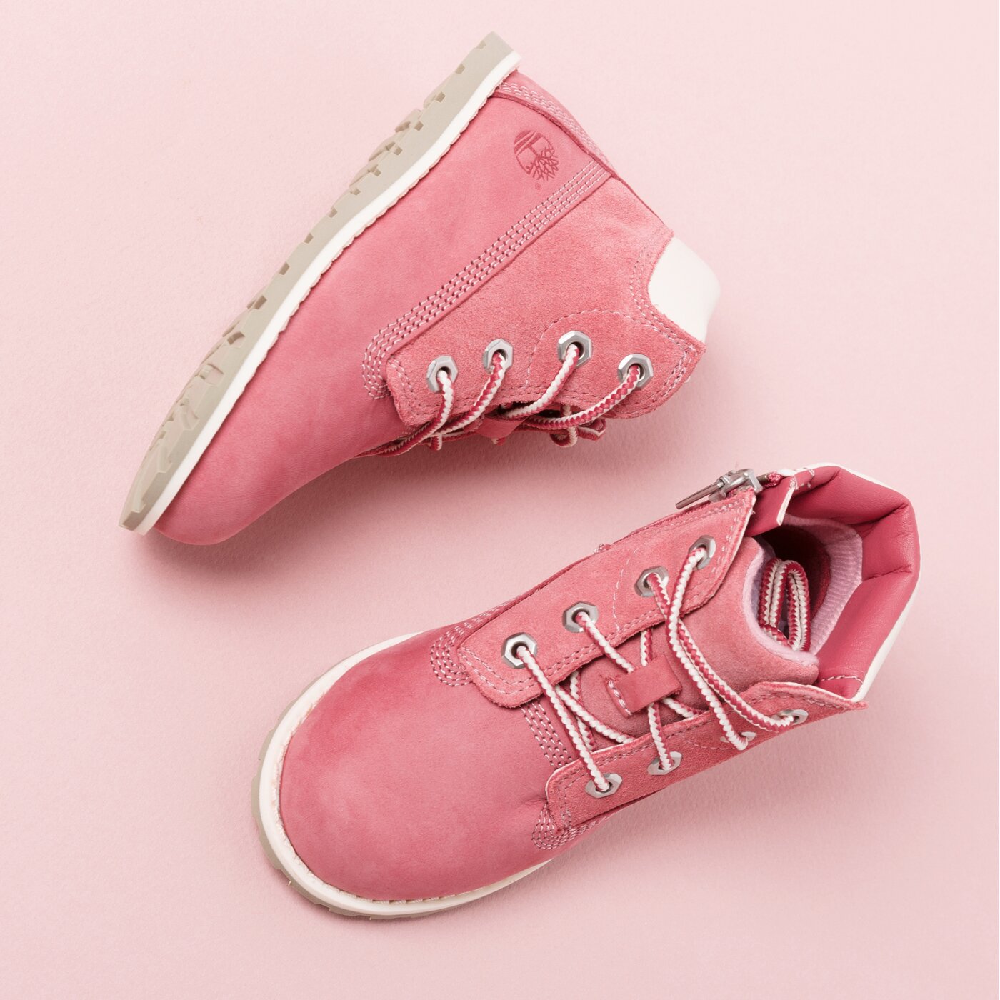 Детски боти TIMBERLAND POKEY PINE 6IN BOOT  1950b цвят розов