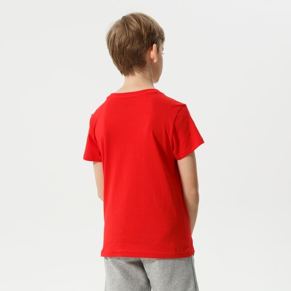 Детска тениска ADIDAS ТЕНИСКА TREFOIL BOY hc9586 цвят червен