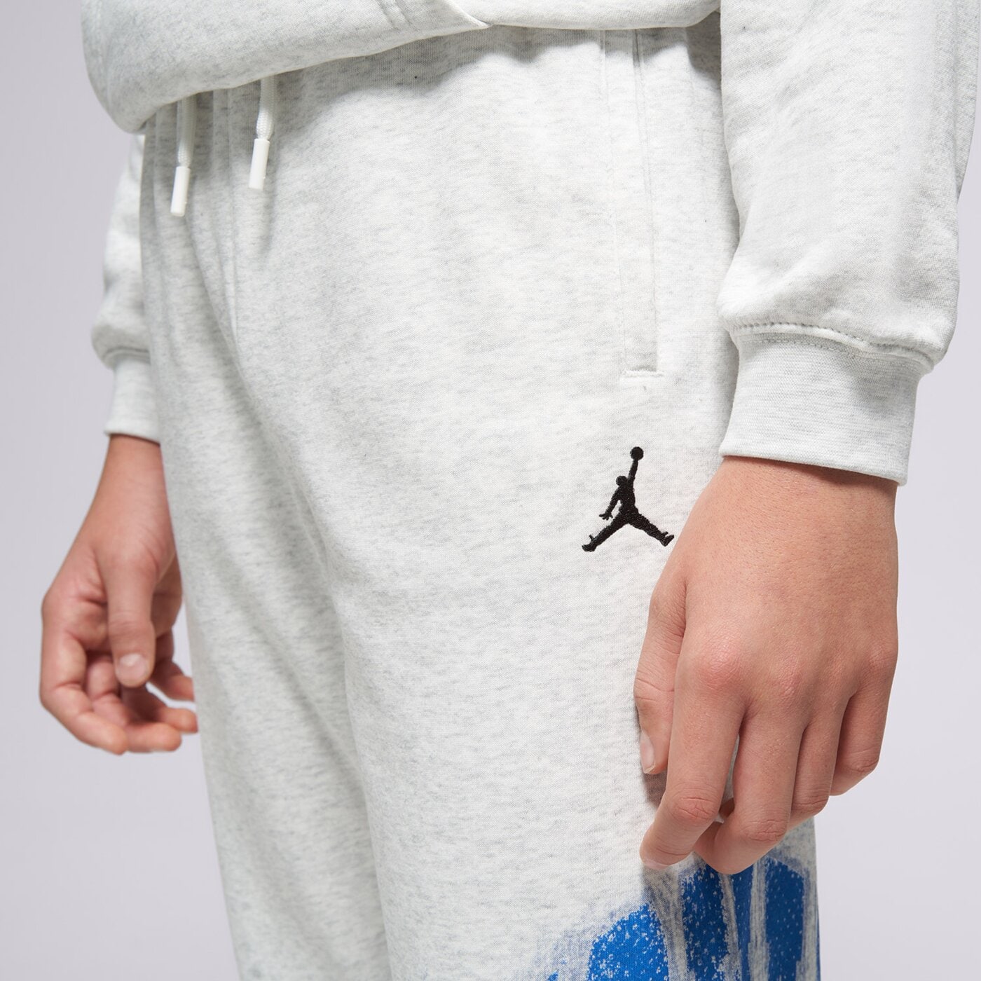 Детски панталони JORDAN ПАНТАЛОНИ JDB MJ MVP HBR JM FLC PANT BOY 95f096-x58 цвят сив