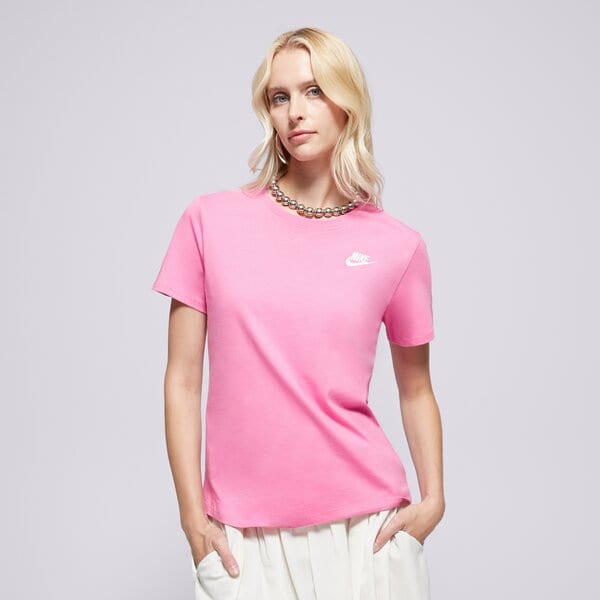 Дамска тениска NIKE ТЕНИСКА W NSW CLUB SS TEE dx7902-675 цвят розов