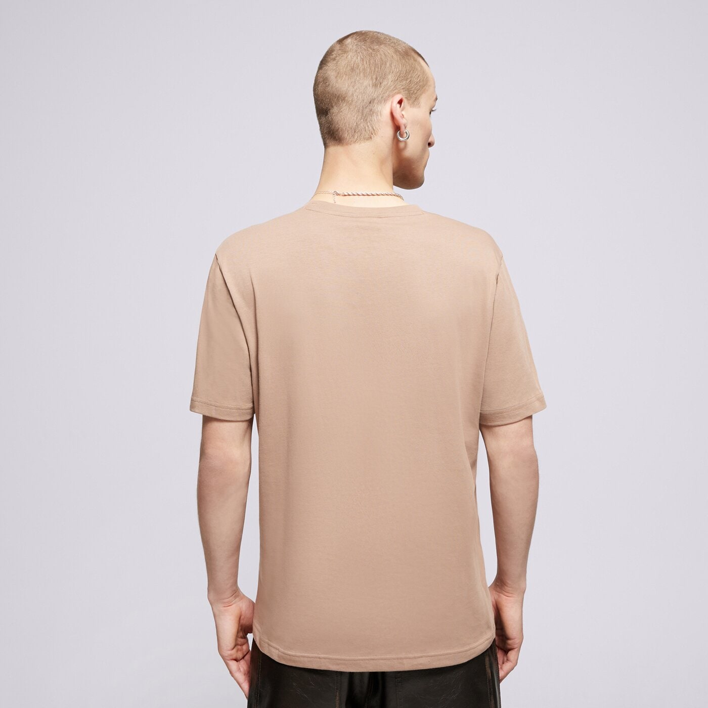 Мъжка тениска CHAMPION ТЕНИСКА CREWNECK TEE 220453ms112 цвят бежов