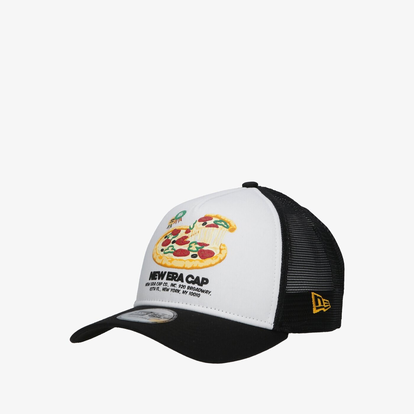 Мъжка шапка с козирка NEW ERA ШАПКА FOOD PACK TRUCKER BLK NEW ERA WHIBLK 60240347 цвят бял
