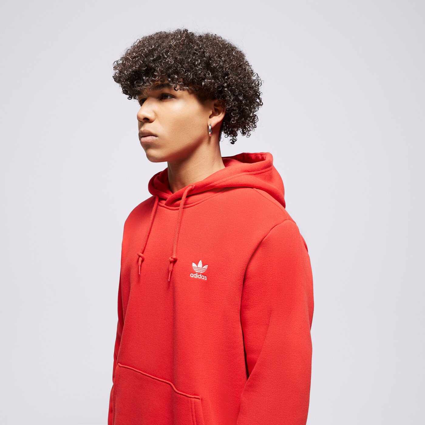 Мъжки суичър ADIDAS СУИТЧЪР С КАЧУЛКА ESSENTIAL HOODY ia4897 цвят червен