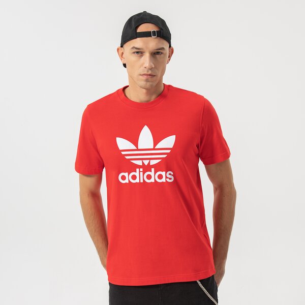 Мъжка тениска ADIDAS ТЕНИСКА TREFOIL ТЕНИСКА he9511 цвят червен