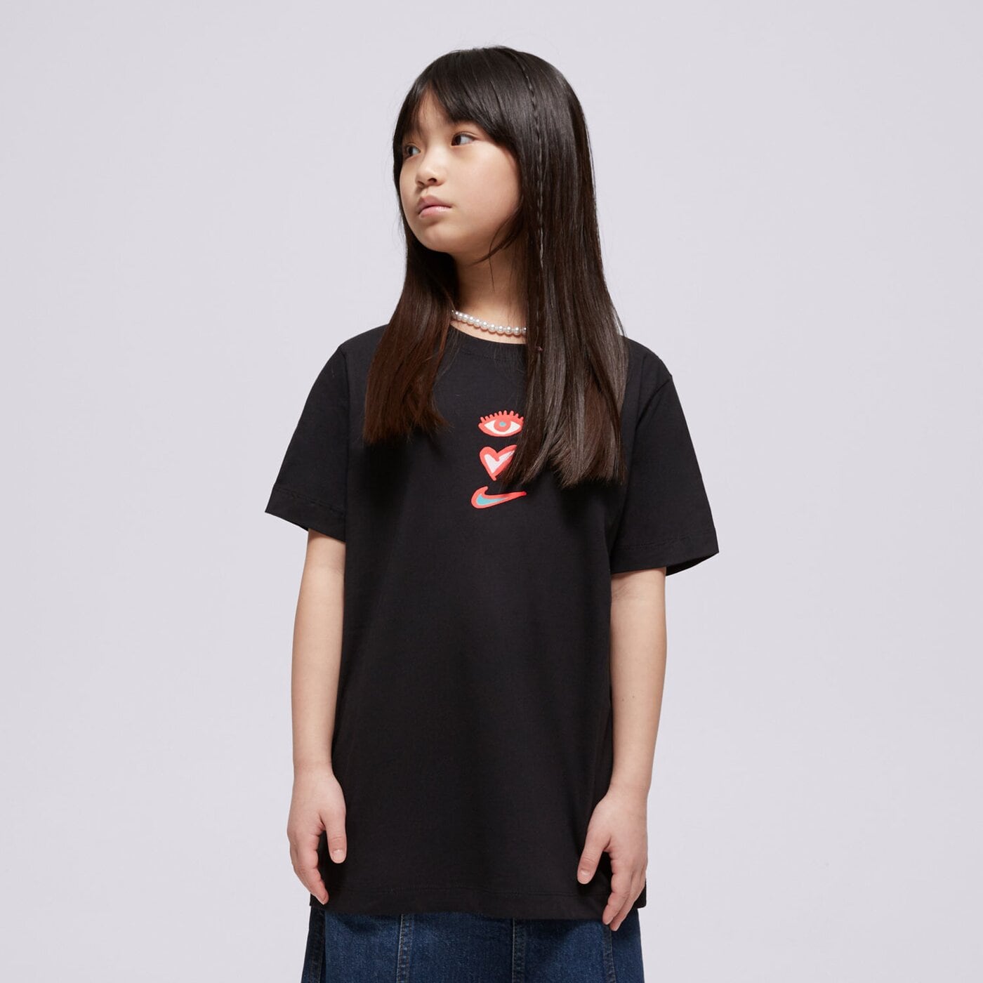 Детска тениска NIKE ТЕНИСКА K NSW TEE BE MINE BOY hm5859-010 цвят черен