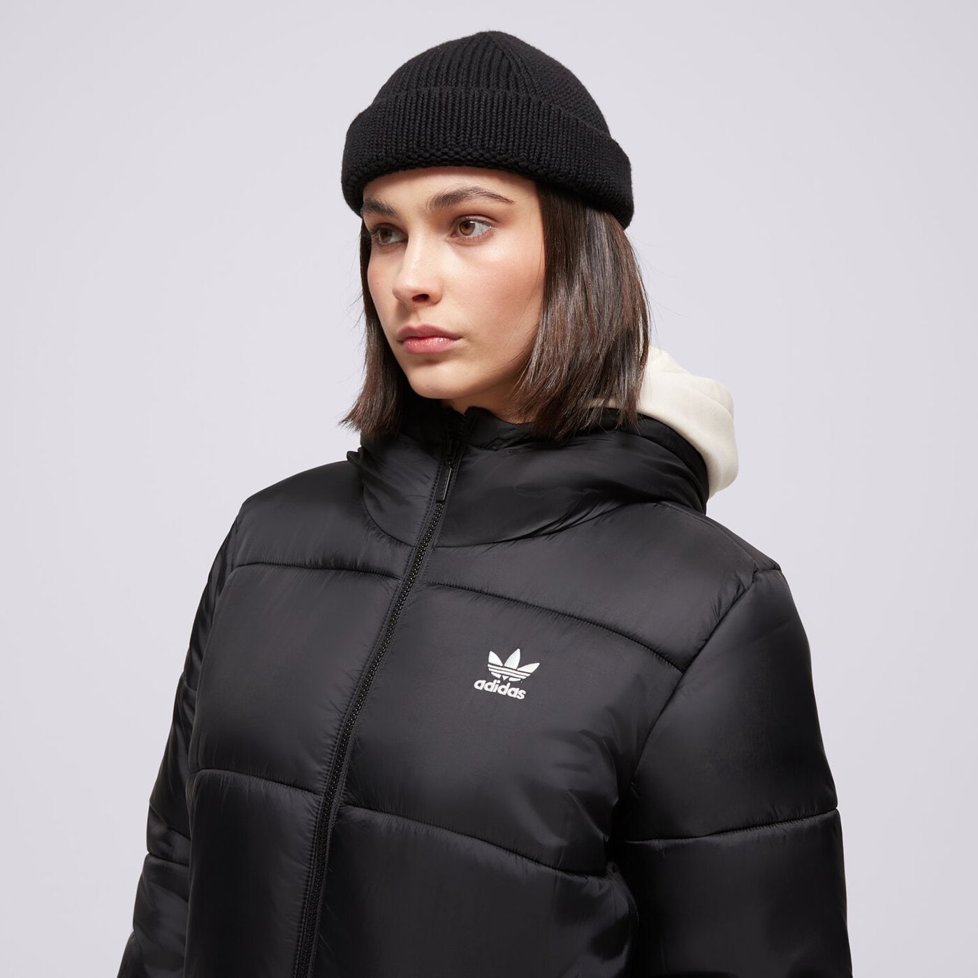 Дамско зимно яке ADIDAS ПАЛТО LONG PUFFER iw5858 цвят черен