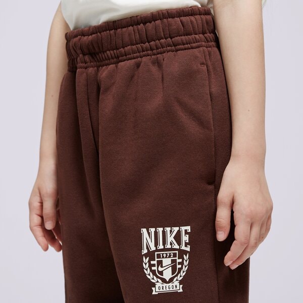 Детски панталони NIKE ПАНТАЛОНИ G NSW TREND FLC CF PANT GIRL fz4720-227 цвят кафяв