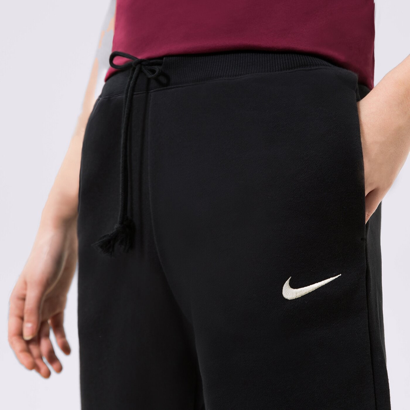 Дамски панталони NIKE ПАНТАЛОНИ W NSW STYLE FLC HR PANT STD dq5688-010 цвят черен