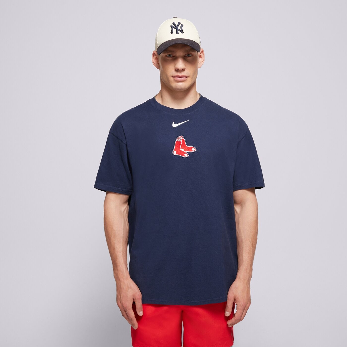 Мъжка тениска NIKE ТЕНИСКА MLB MAX 90 TEE BOSTON RED SOX 01ay-44b-bq-32k цвят тъмносин
