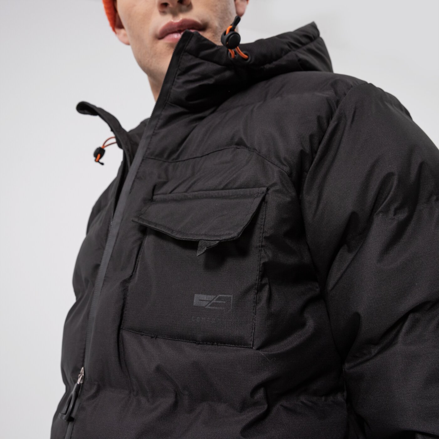 Мъжко зимно яке CONFRONT ЯКЕ ЗИМНО CITY ADVENTURE JACKET cf321kum18001 цвят черен