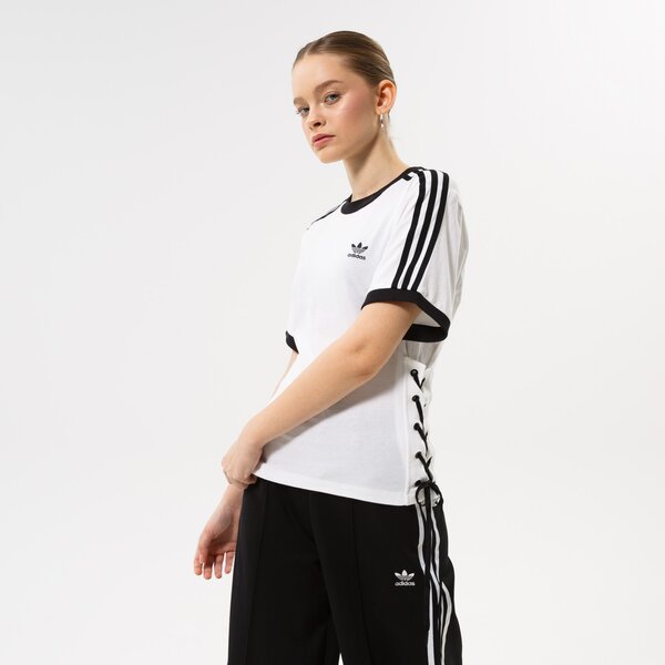 Дамска тениска ADIDAS ТЕНИСКА LACED TEE hk5062 цвят бял