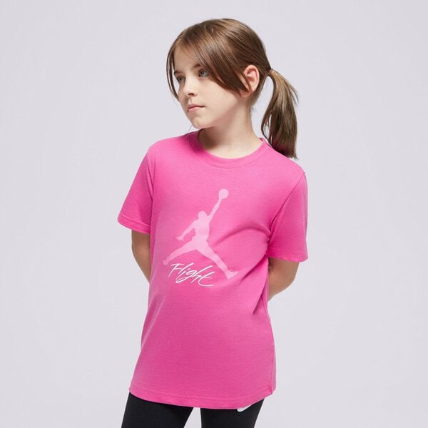 Детска тениска JORDAN ТЕНИСКА JDB BASELINE SS TEE GIRL 95d385-a2b цвят розов