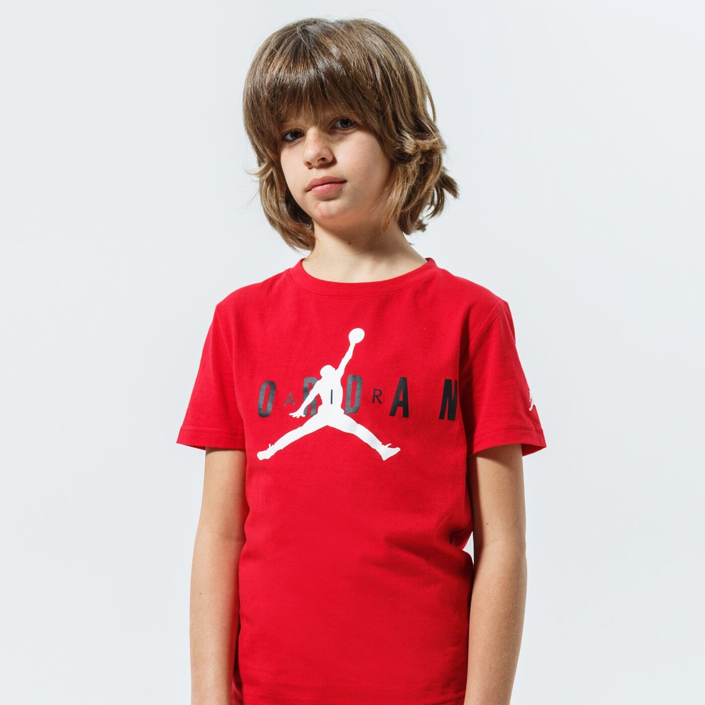 Детска тениска JORDAN ТЕНИСКА JDB BRAND TEE 5 BOY 955175-r78 цвят бордо