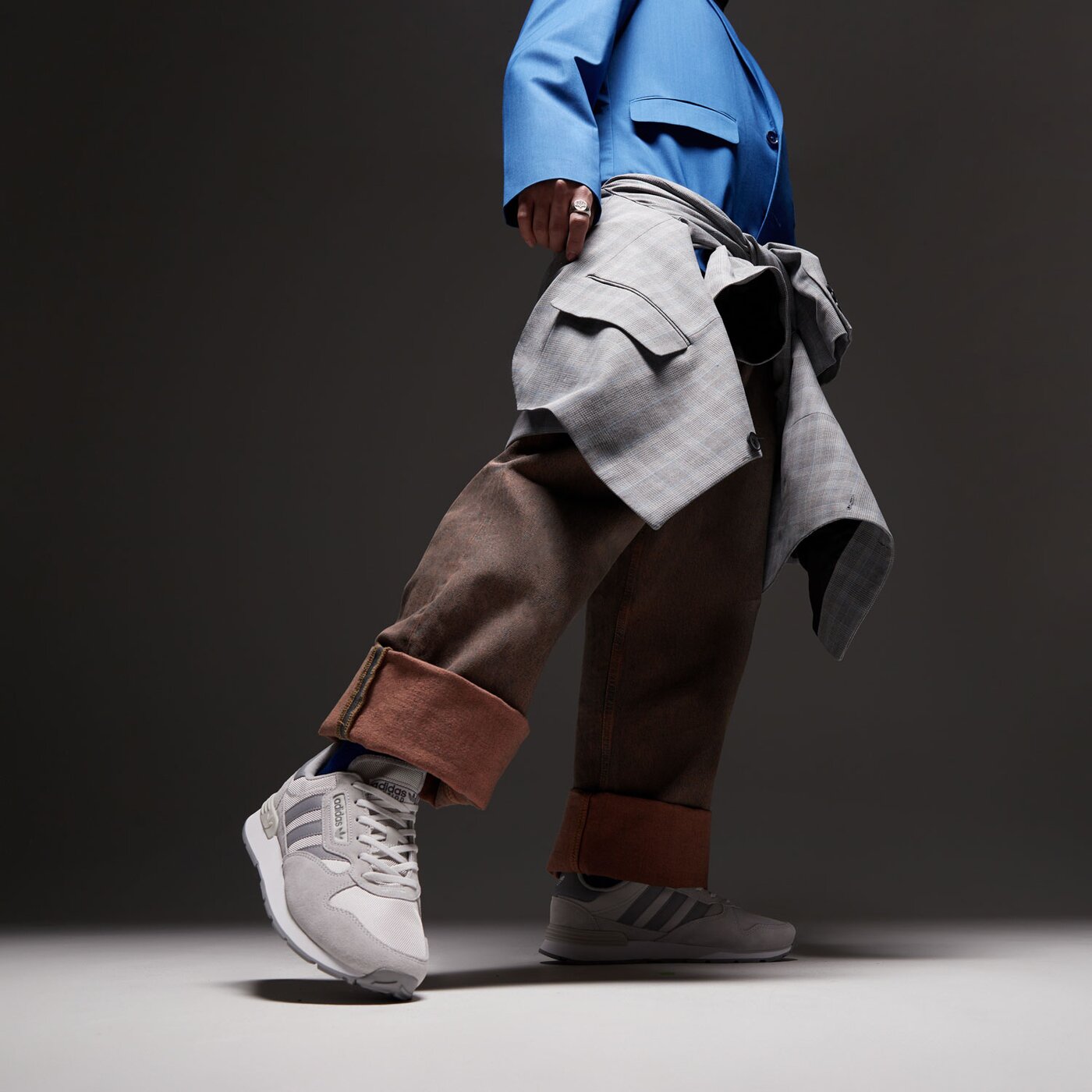 Мъжки маратонки ADIDAS TREZIOD 2 ih3802 цвят сив